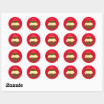 Sticker Rond Christmas Pudding Design Noël<br><div class="desc">sticker de Noël Design de pudding de Noël que vous pouvez customiser avec n'importe quel texte de votre choix. Si vous avez besoin d'aide pour vous customiser,  contactez-nous via le lien de cette page. Conception du pudding de Noël autocollant de Noël</div>
