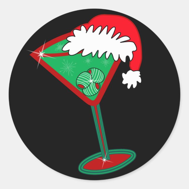 Sticker Rond Christmastini (Devant)