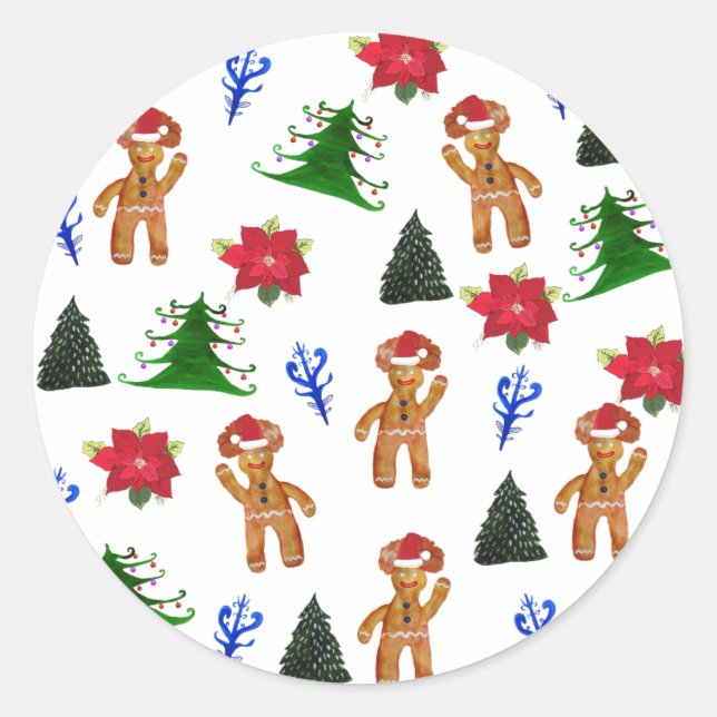 Sticker Rond Chritsmas Sricker (Devant)
