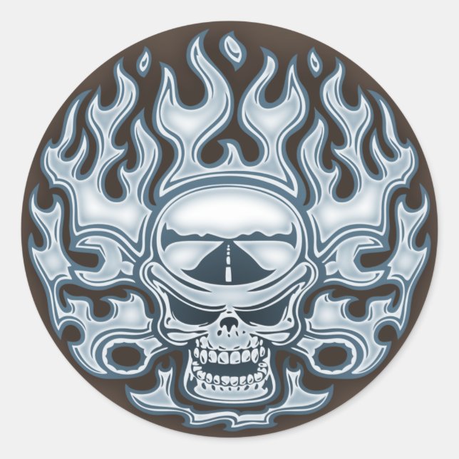 Sticker Rond Chromeboy - WF (Devant)