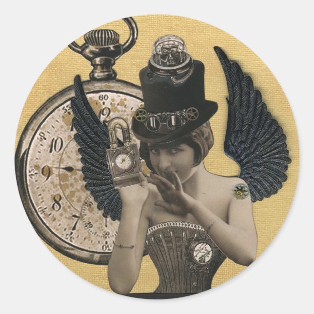 Sticker Rond Chrononaut (Devant)