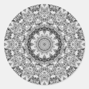 Sticker Rond Chrystal Kaleidoscope 01