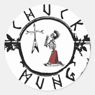 Sticker Rond Chuck Mung