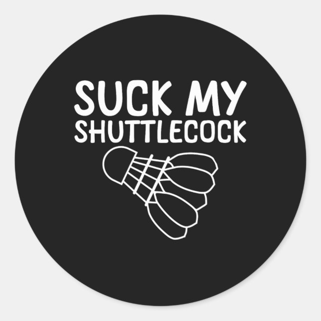 Sticker Rond Chuck My Shuttle — (Devant)