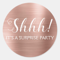 Chut ! Surprise Anniversaire - Gold Rose