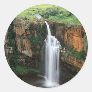 Sticker Rond Chutes de Berlin, Mpumalanga, Afrique du Sud