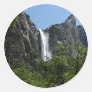 Sticker Rond Chutes de Bridalveil au parc national Yosemite