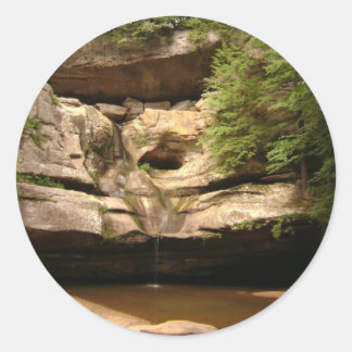 Sticker Rond Chutes de cèdre