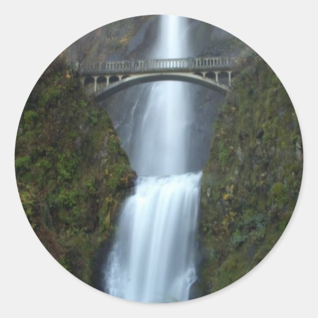Sticker Rond Chutes Multnomah (Devant)