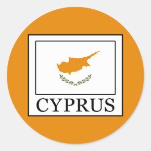 Sticker Rond Chypre