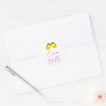 Ciao Bella Fille au Citron Baby Shower