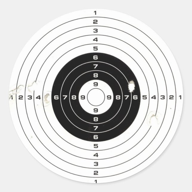 Sticker Rond Cible (Devant)