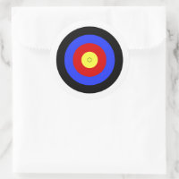 Cible de tir à l'arc avec centre