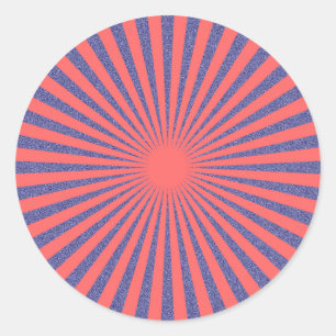 Sticker Rond Cible rouge -