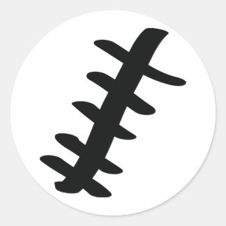 Sticker Rond cicatrice noire