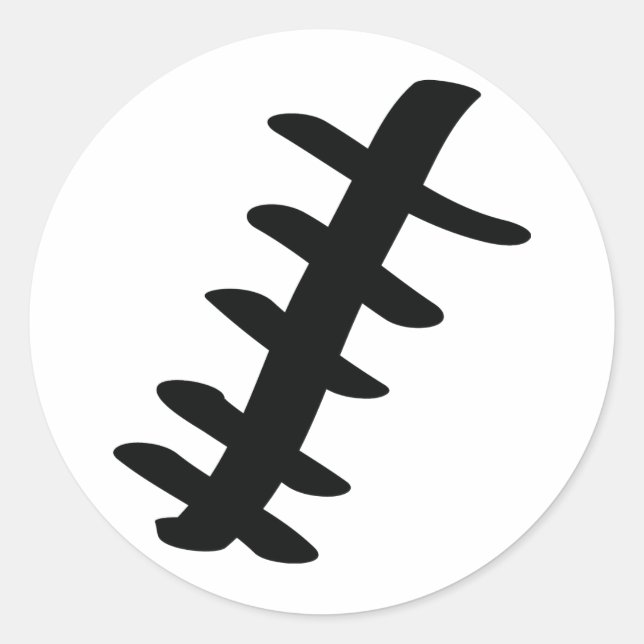 Sticker Rond cicatrice noire (Devant)