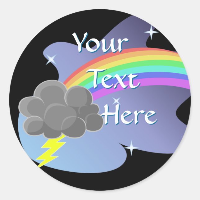Sticker Rond Ciel (Devant)