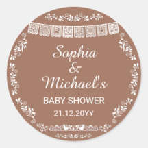 Cielito Lindo Baby Shower en Papier Décoratif Terr