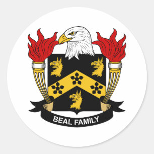 Sticker Rond Cimier de la famille Beal