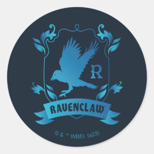 Sticker Rond Cimier de maison ORNÉ RAVENCLAW™