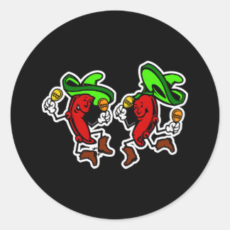 Sticker Rond Cinco De Mayo