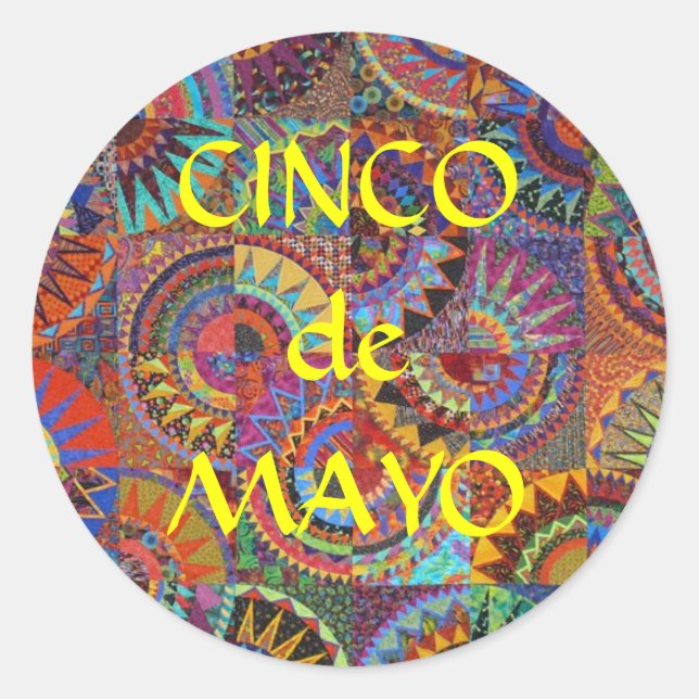 Sticker Rond CincoDeMayo (Devant)