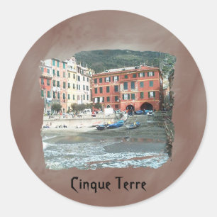 Sticker Rond Cinque Terre - Vernazza