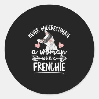 Sticker Rond Citation Bulldog Pour Votre Femme Française