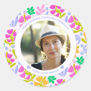 Sticker Rond Citation de 30 ans 40 ans d'anniversaire d'amour p