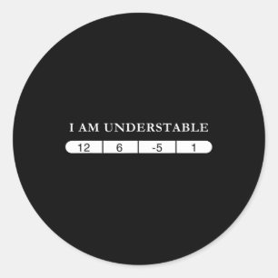 Sticker Rond Citation de disc golf amusante Conception de disc