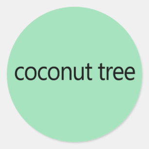 Sticker Rond Citation de Kamala Harris 2024 sur l'arbre à coco