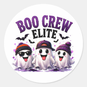 Sticker Rond 🎃 Citation drôle de l'escouade de fantômes Hallow