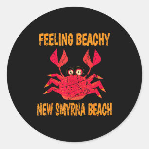Sticker Rond Citation drôle de vacances à New Smyrna Beach pour