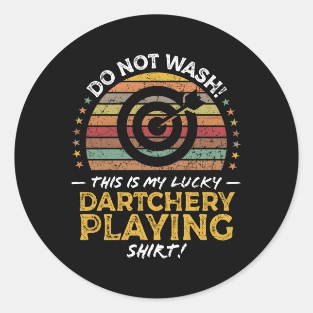 Sticker Rond Citation en darchery (Devant)