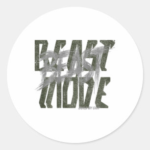 Sticker Rond Citation Fitness Y2k Entraînement Gym Impression C