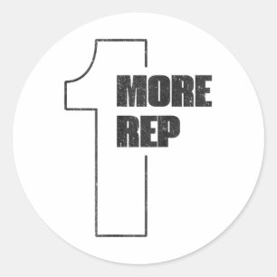 Sticker Rond Citation Fitness Y2k Entraînement Gymnastique Ck I
