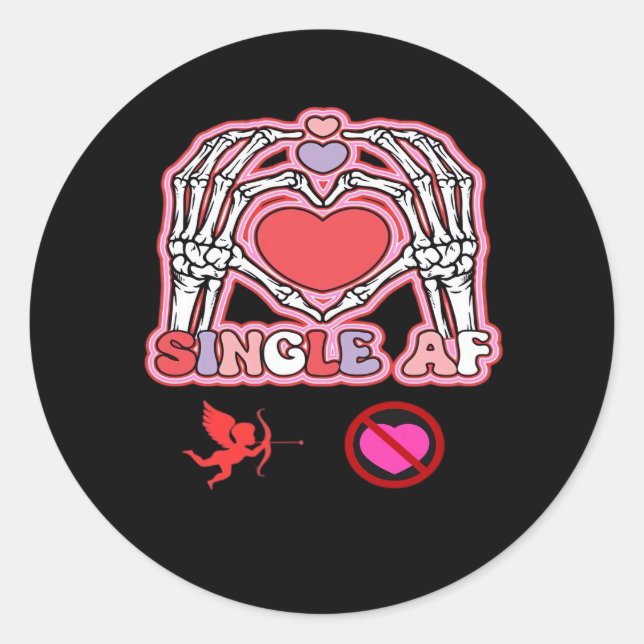 Sticker Rond Citation Halloween à mains - Slogan Déplaisant (Devant)