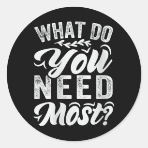 Sticker Rond Citation Inspirante pour Femmes : De Quoi Ont-Elle