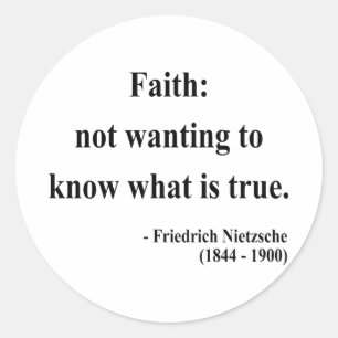 Sticker Rond Citation Nietzsche 5a