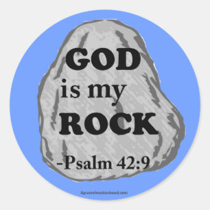 Sticker Rond Citations chrétiennes