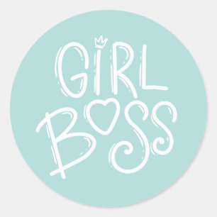 STICKER ROND CITATIONS D'AFFIRMATION DE LA PETITE GARDE