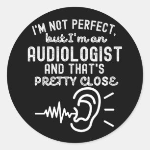 Sticker Rond Citations d'audiologie5, paroles d'audiologie