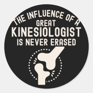 Sticker Rond Citations de kinésiologie, majeure de kinésiologie