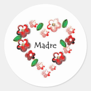 Sticker Rond Citations espagnoles