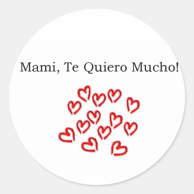 Sticker Rond Citations espagnoles (Devant)