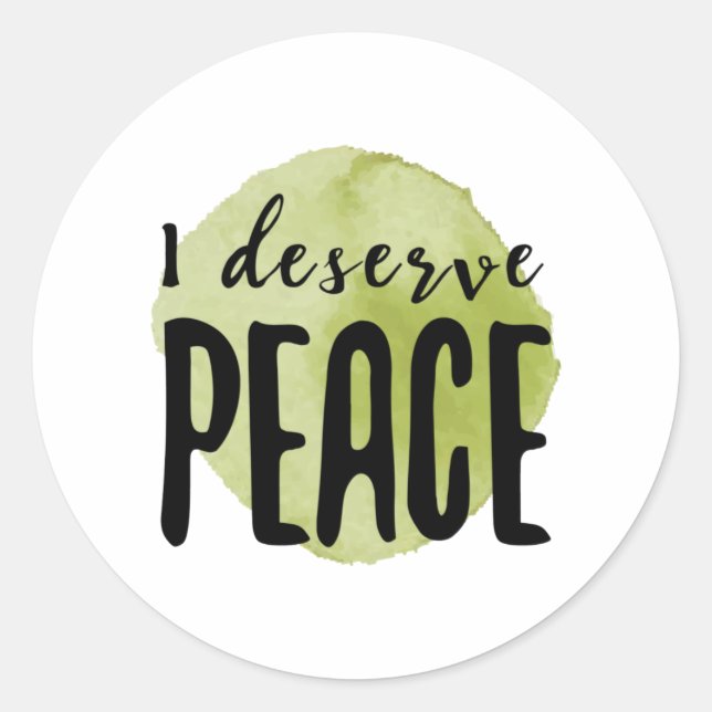 Sticker Rond citations motivantes (Devant)