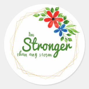 Sticker Rond citations motivationnelles et inspirantes pour le