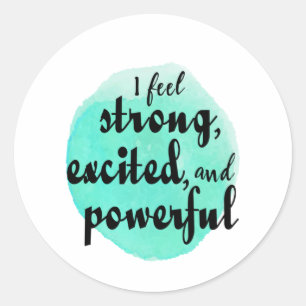 Sticker Rond citations motivationnelles pour le travail et la r