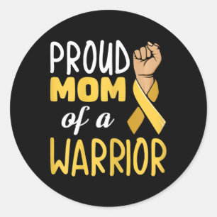 Sticker Rond Citations pour combattre le cancer infantile pour 