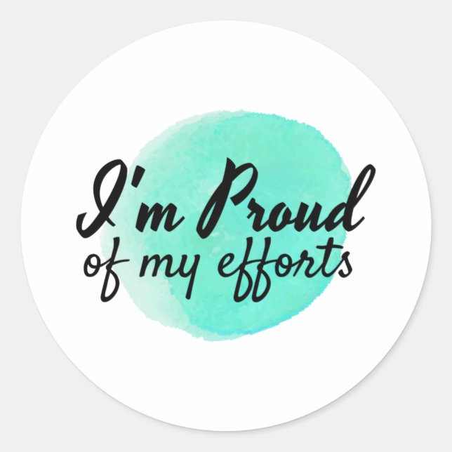 Sticker Rond citations spirituelles motivationnelles (Devant)